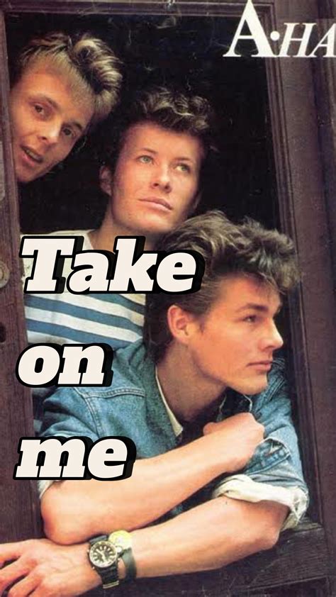 traduzir take on me.